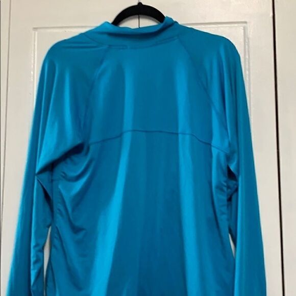 X Regna teal zippered athletic wear jacket top L - Picture 5 of 8